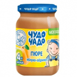Chudo-Chado apple-apricot puree for children from 4 months 170g - image-0